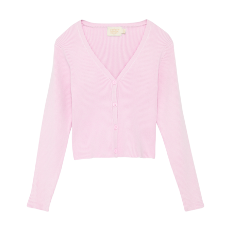 Cardigan Rib Pink/Blue