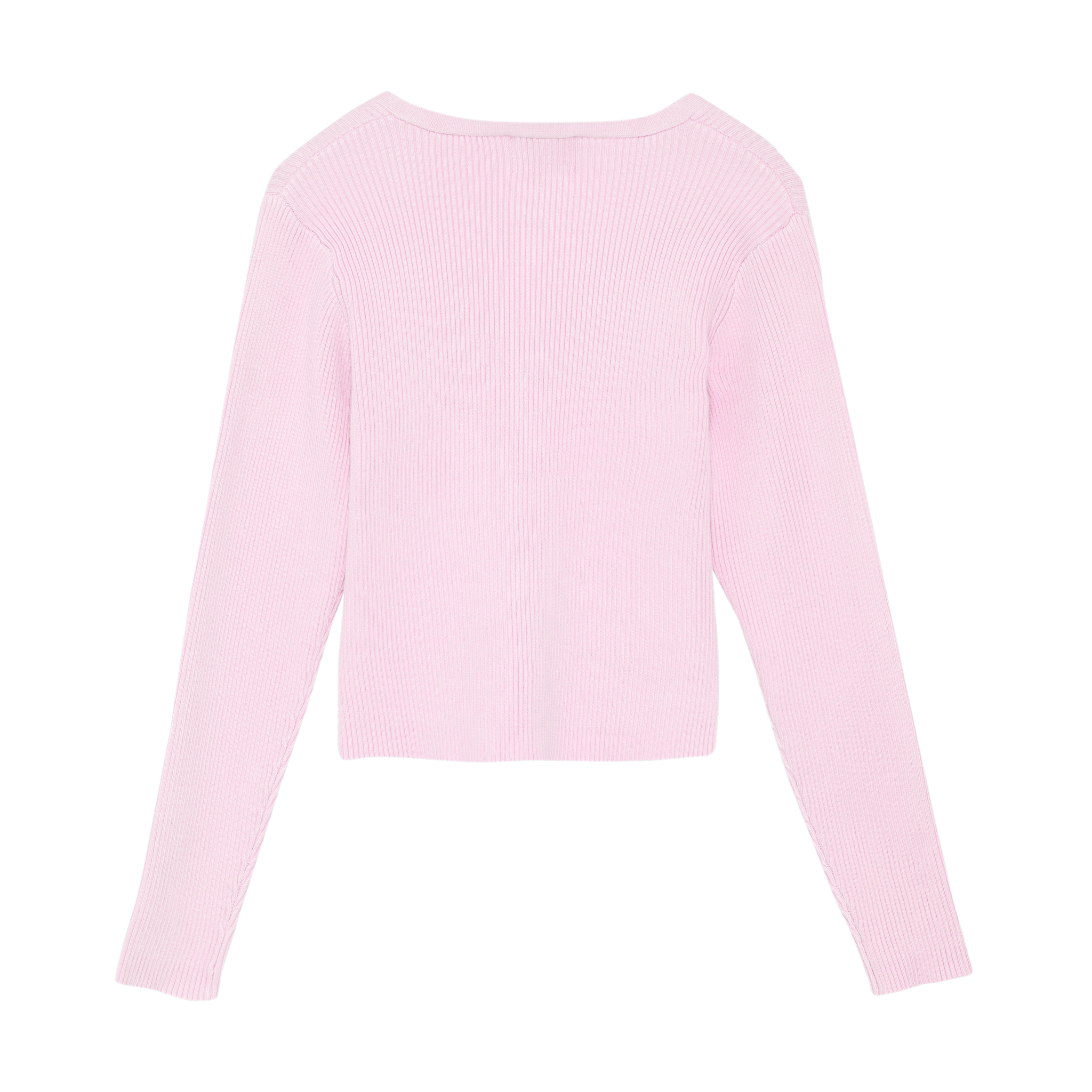 Cardigan Rib Pink/Blue