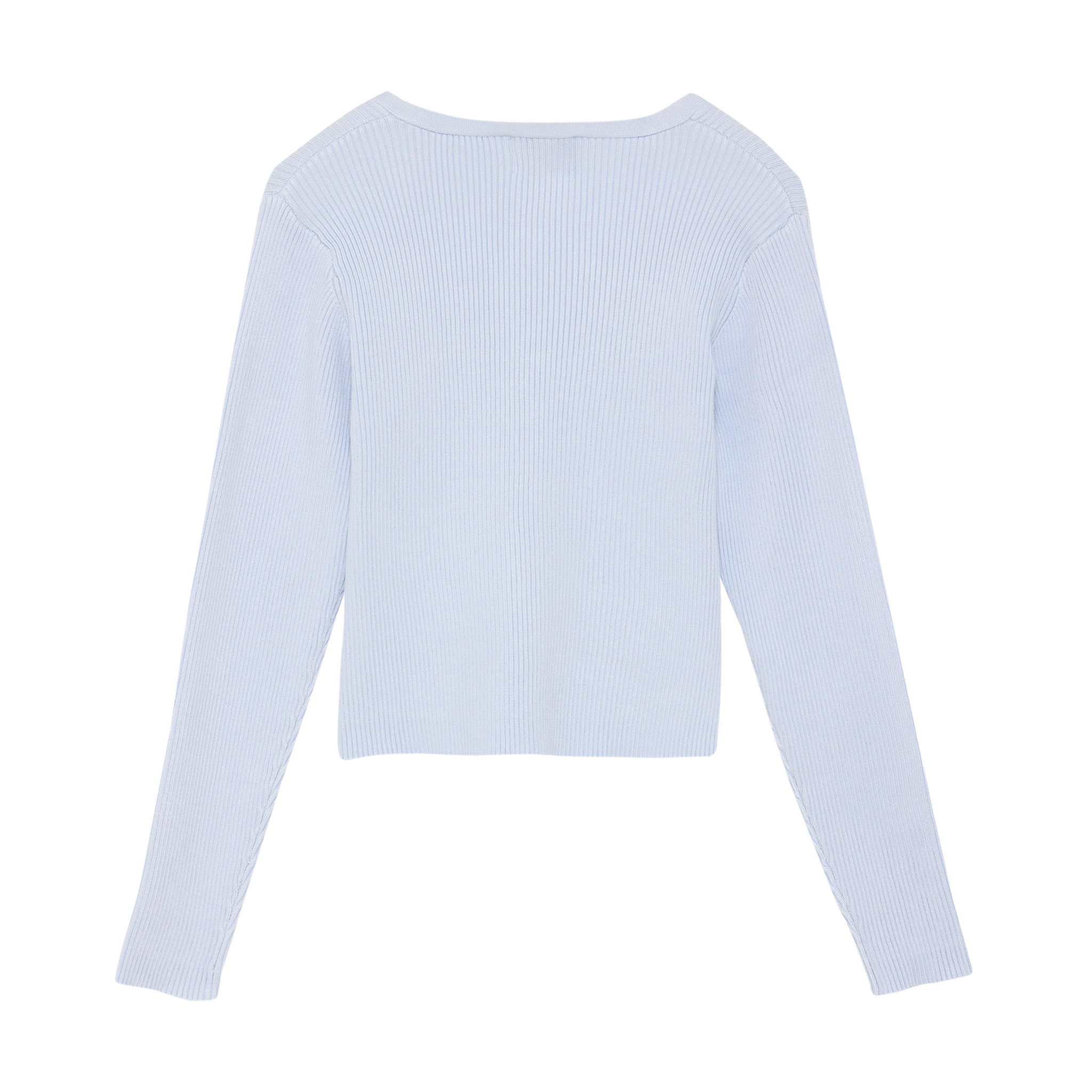 Cardigan Rib Pink/Blue