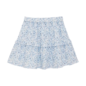 Skirt Structure Light Blue Flowers