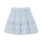 Skirt Structure Light Blue Flowers