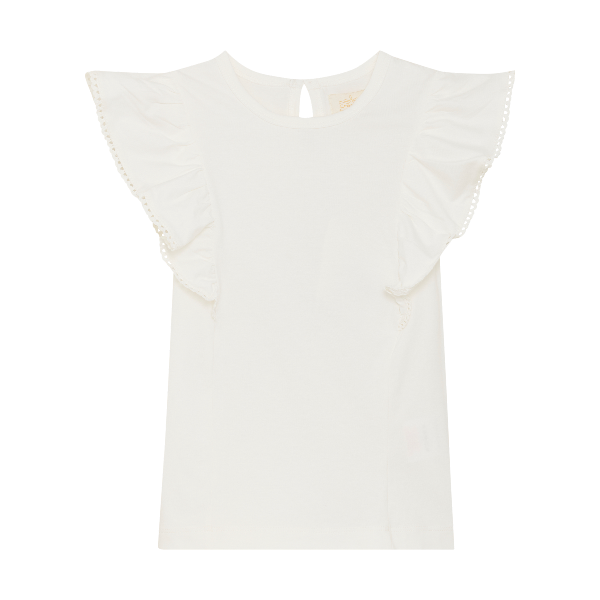 Top Flounce Blue/White