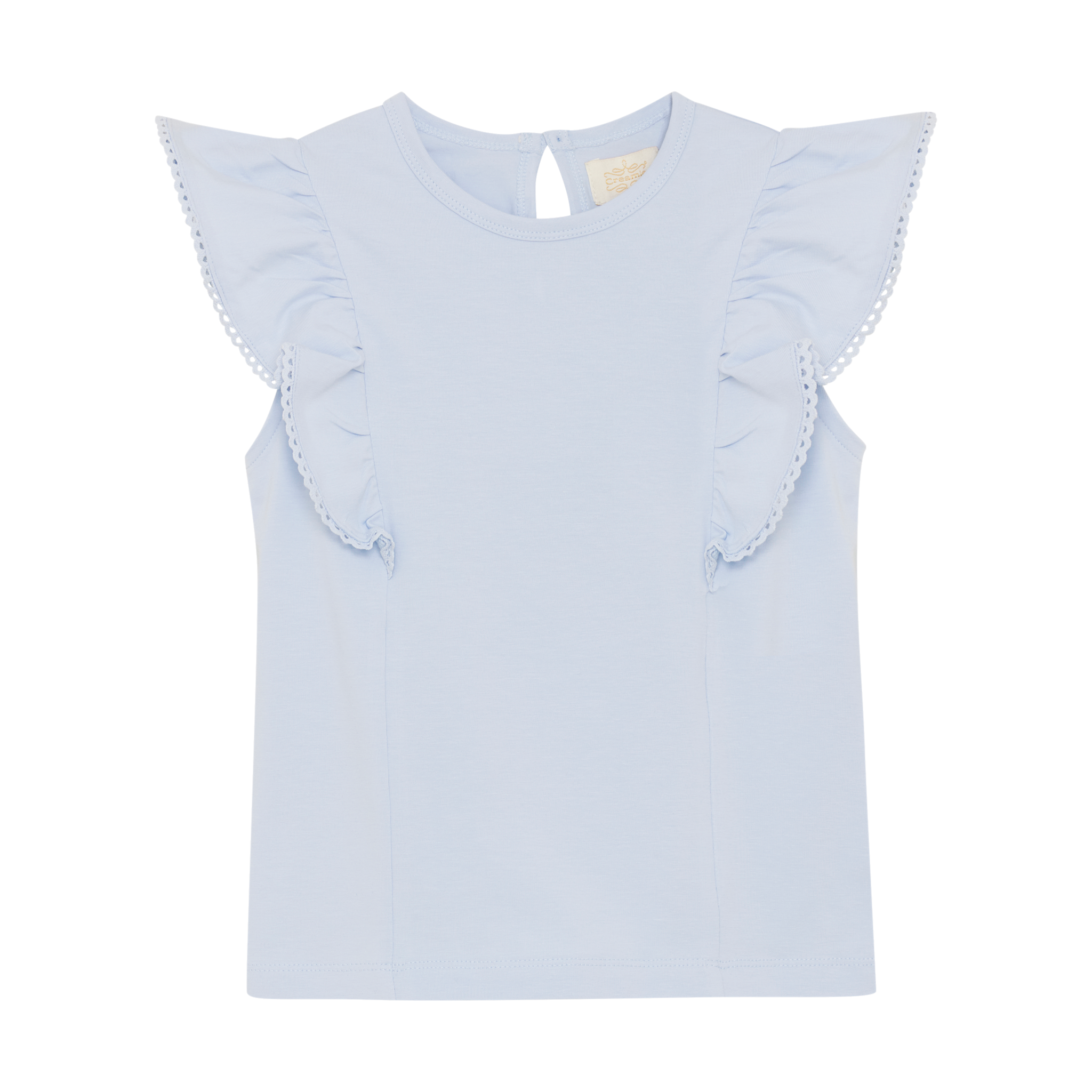 Top Flounce Blue/White