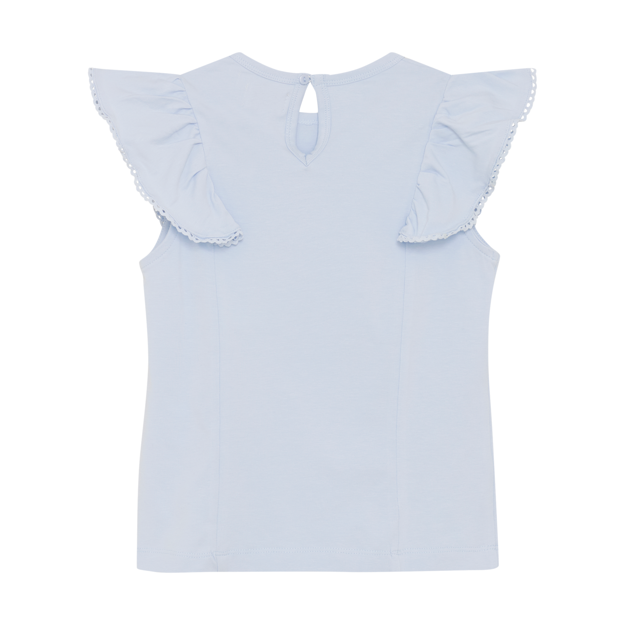 Top Flounce Blue/White