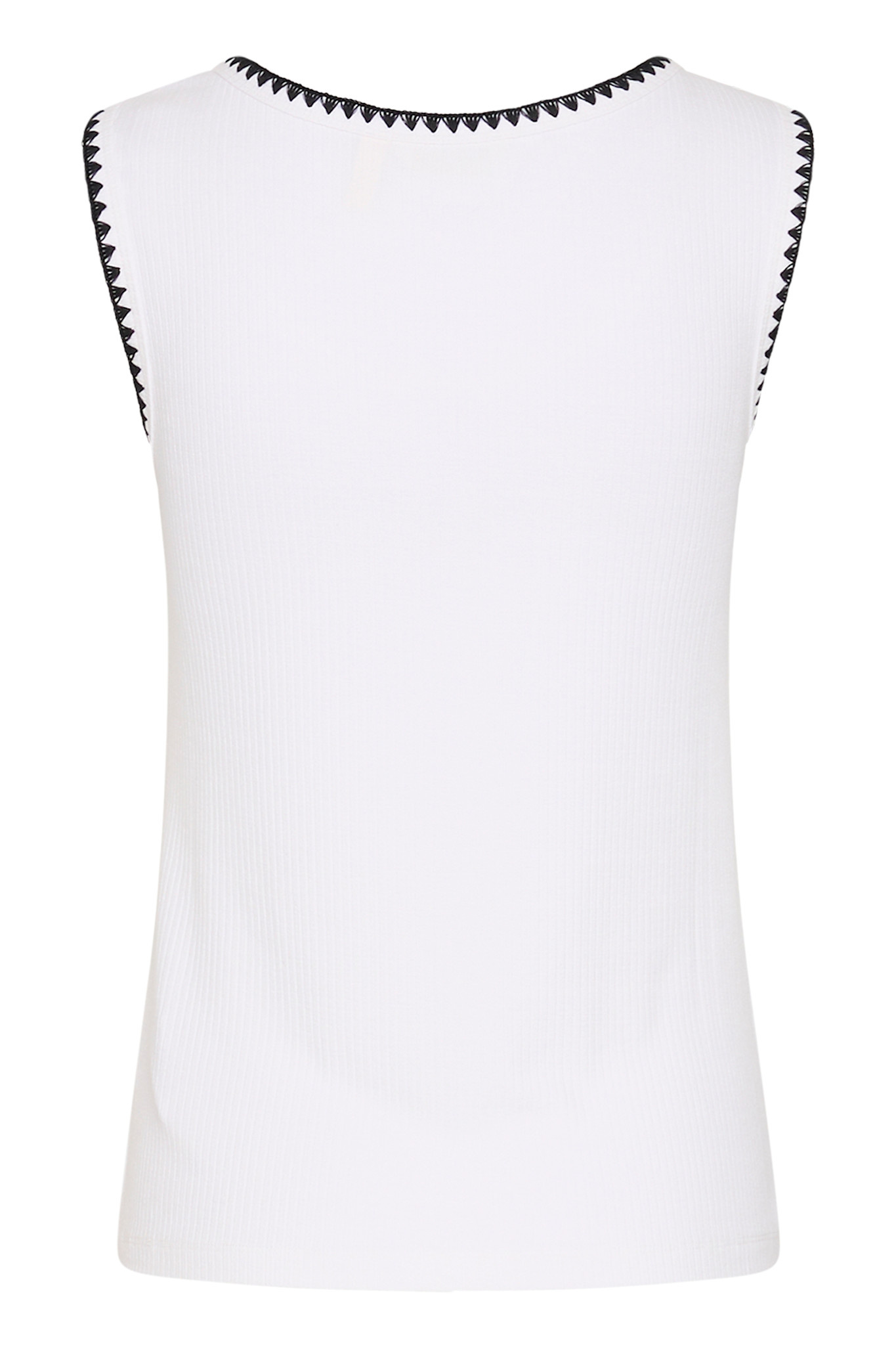 CRRibba Top White/Burgundy