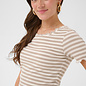 CRRibba stripe Tshirt Apricot/Orange