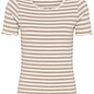 CRRibba stripe Tshirt Apricot/Orange
