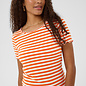 CRRibba stripe Tshirt Apricot/Orange