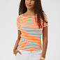CRRibba stripe Tshirt Apricot/Orange