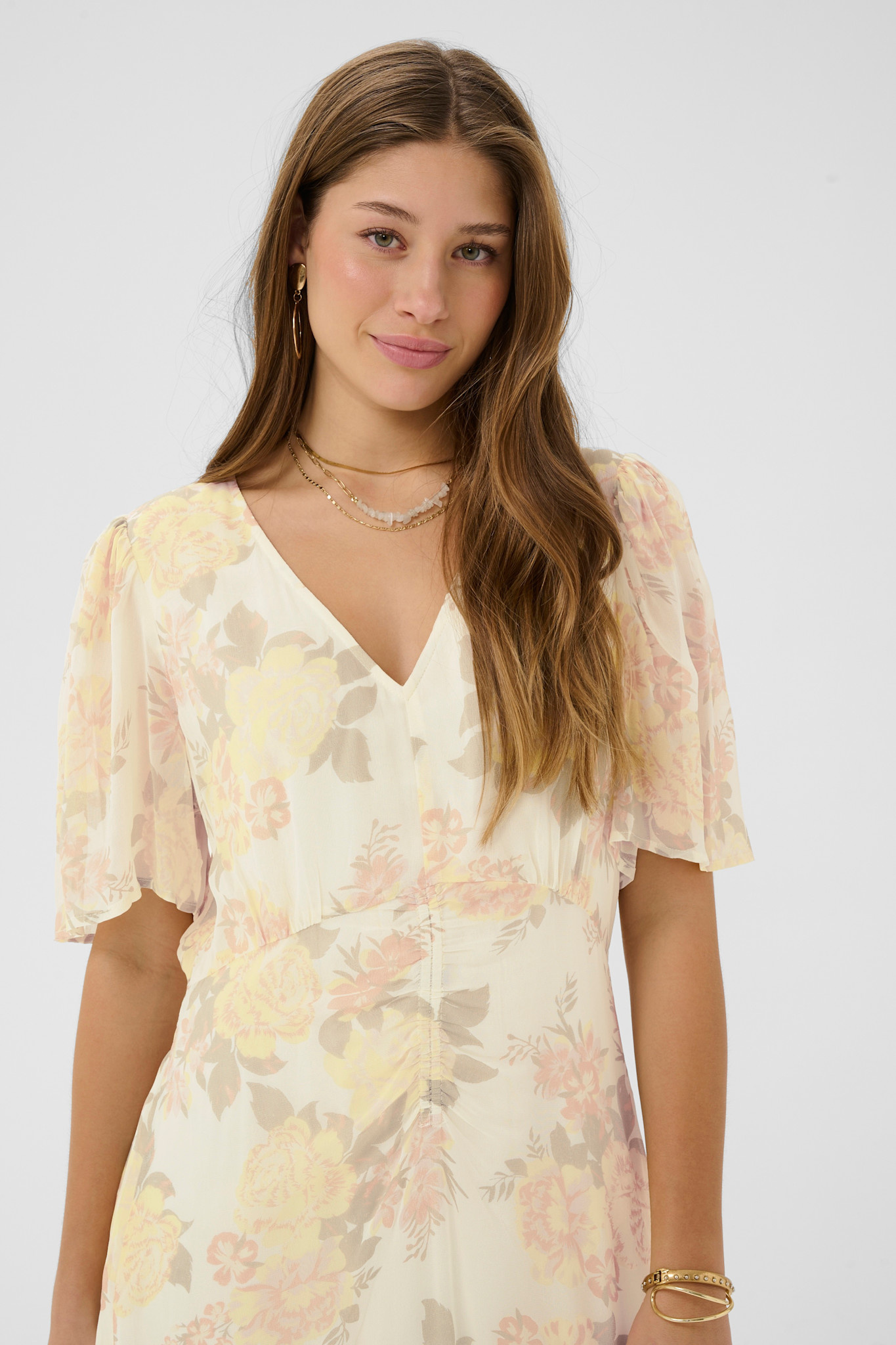 CRAlitia Dress Lemon Flower