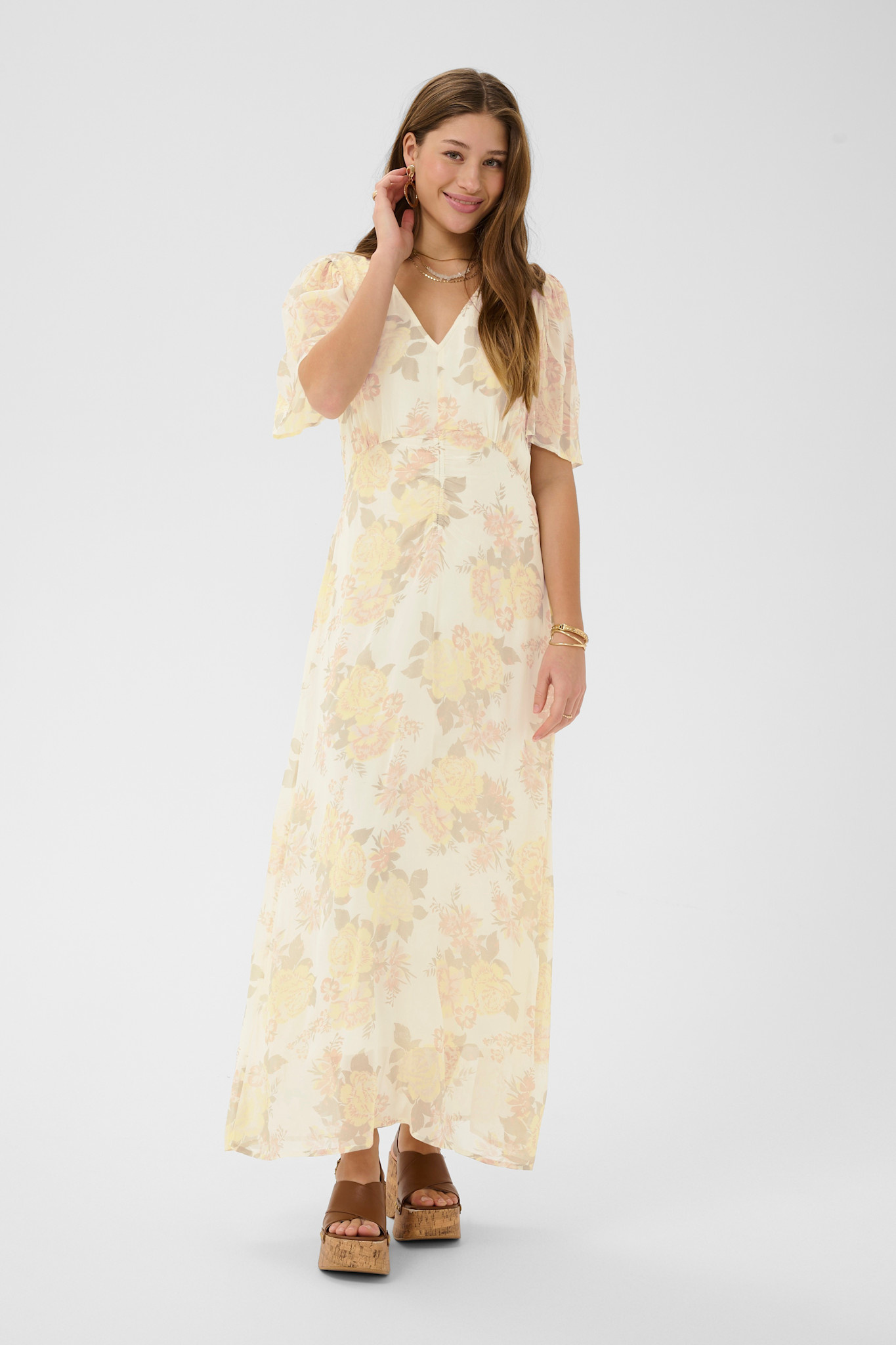 CRAlitia Dress Lemon Flower