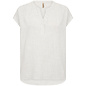 Linen Blouse Offwhite Combi