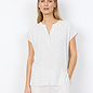Linen Blouse Offwhite Combi