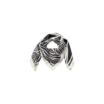 Black Combi Woven Scarf