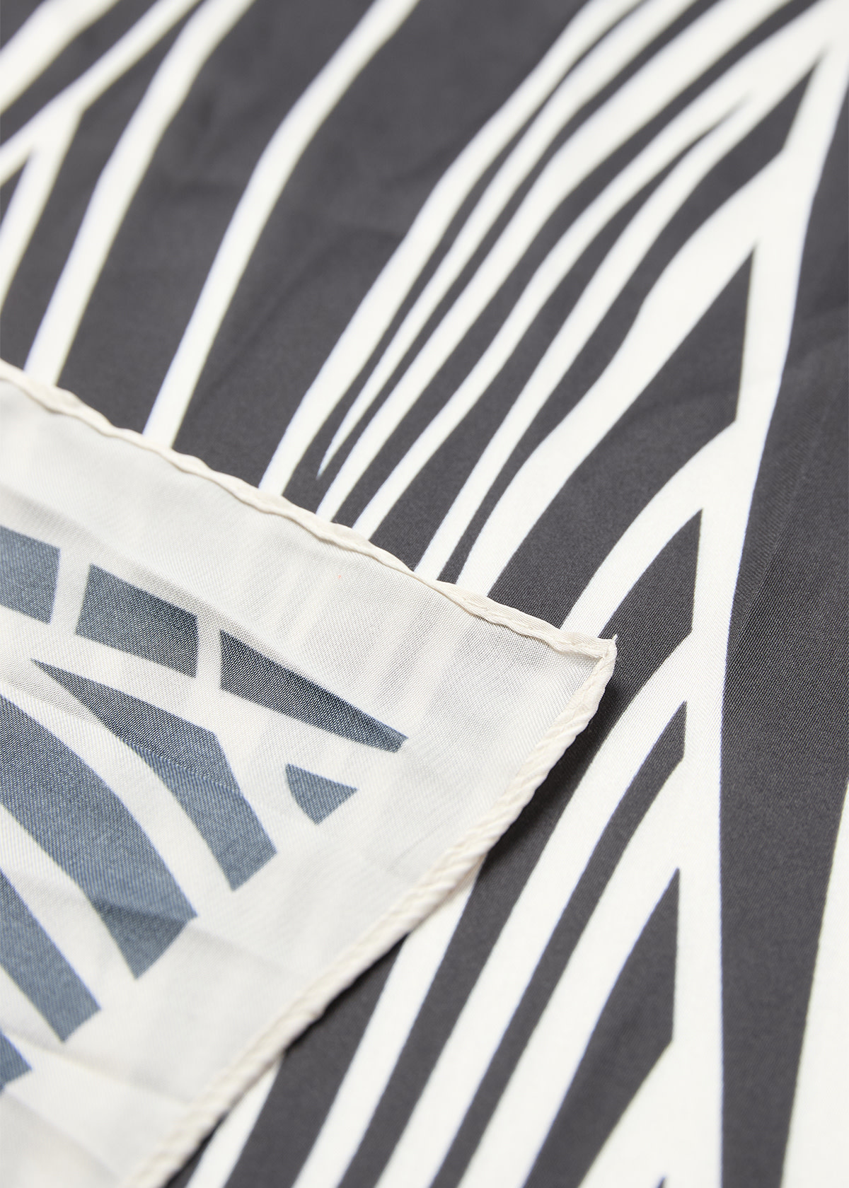 Black Combi Woven Scarf