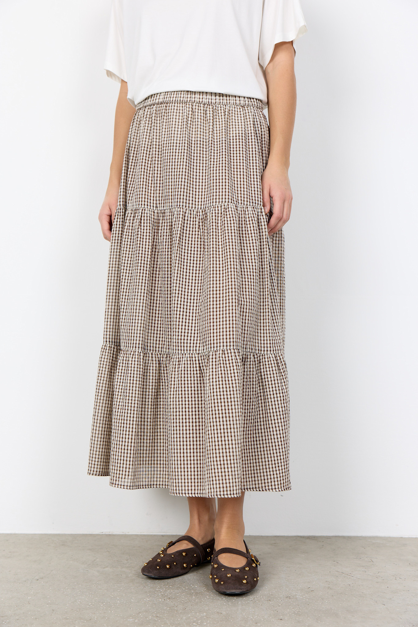 Rocky Road Combi Checkered Skirt