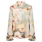 Flowered Pastel Woven Blouse