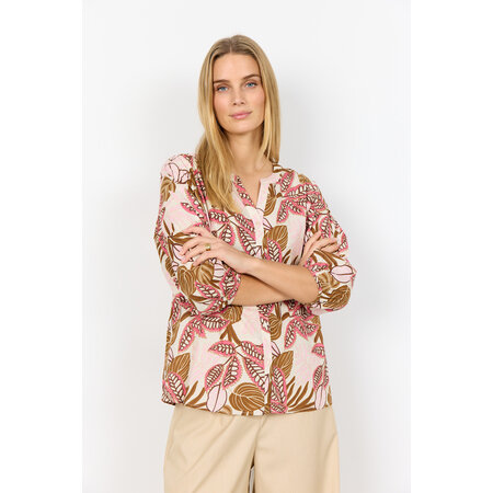 Rapture Rose Combi Woven Blouse