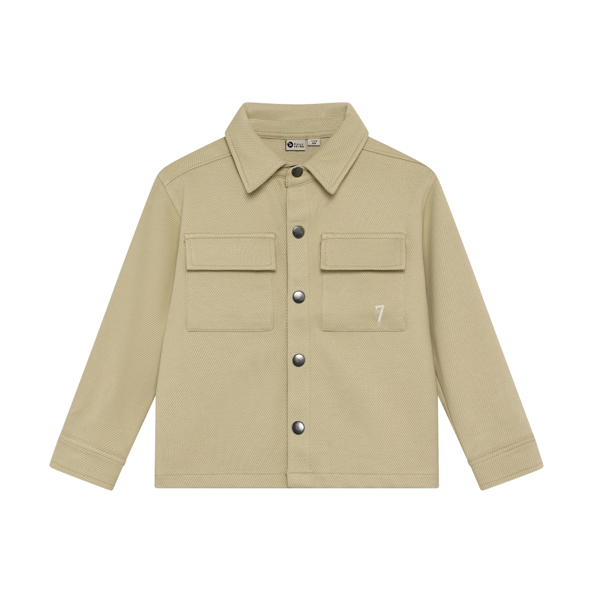 Shirt Jacket Structure Olive Green