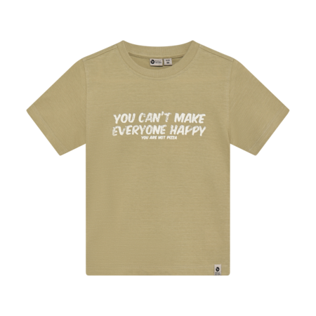 Tshirt Text Print Pale Olive Green