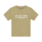 Tshirt Text Print Pale Olive Green