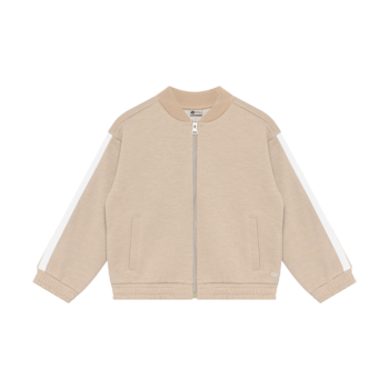 Sweat Jacket Glitter Latte Sand