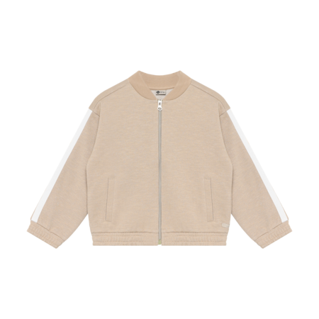Sweat Jacket Glitter Latte Sand