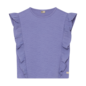 Tshirt Ruffle Purple Blue