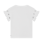 Tshirt Embroidery Sleeve White