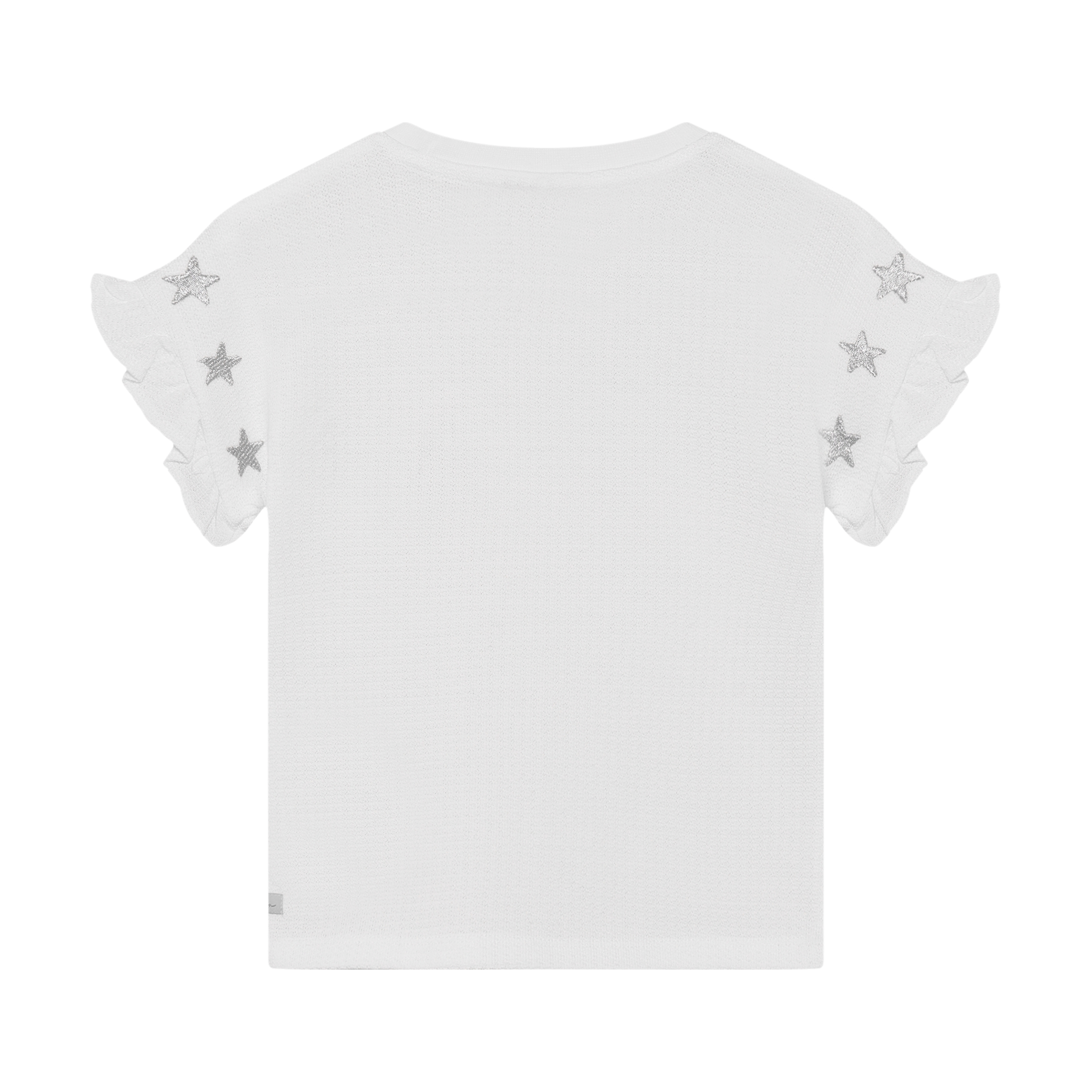 Tshirt Embroidery Sleeve White
