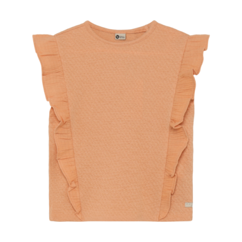 Tshirt Ruffle Dusty Coral