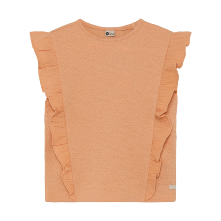 Tshirt Ruffle Dusty Coral