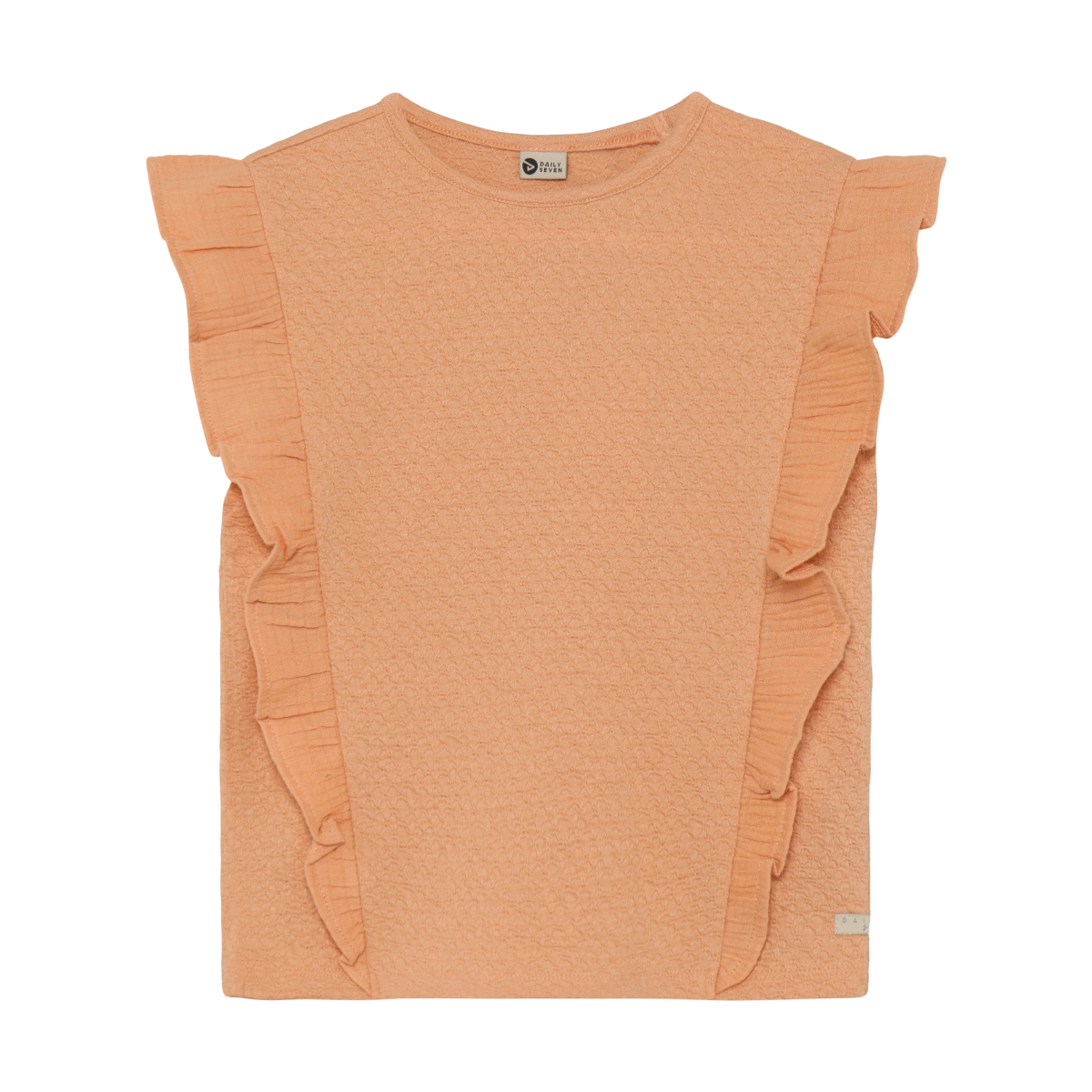 Tshirt Ruffle Dusty Coral