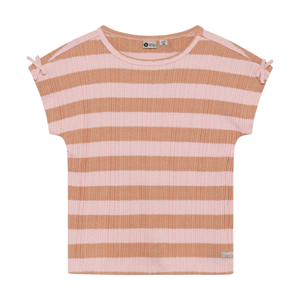 Tshirt Fancy Stripe Pink