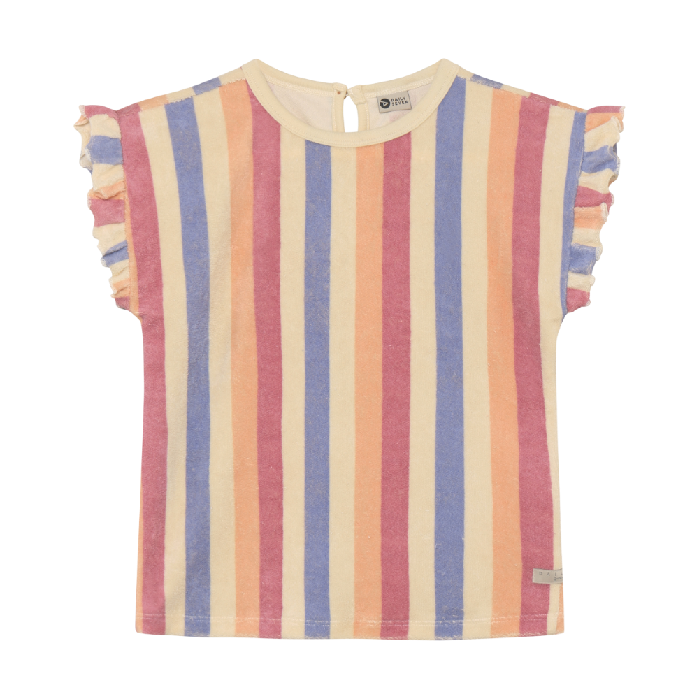 Tshirt Terry Striped Multicolor