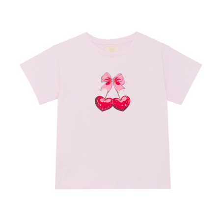 Tshirt Cherrys Rose Pink