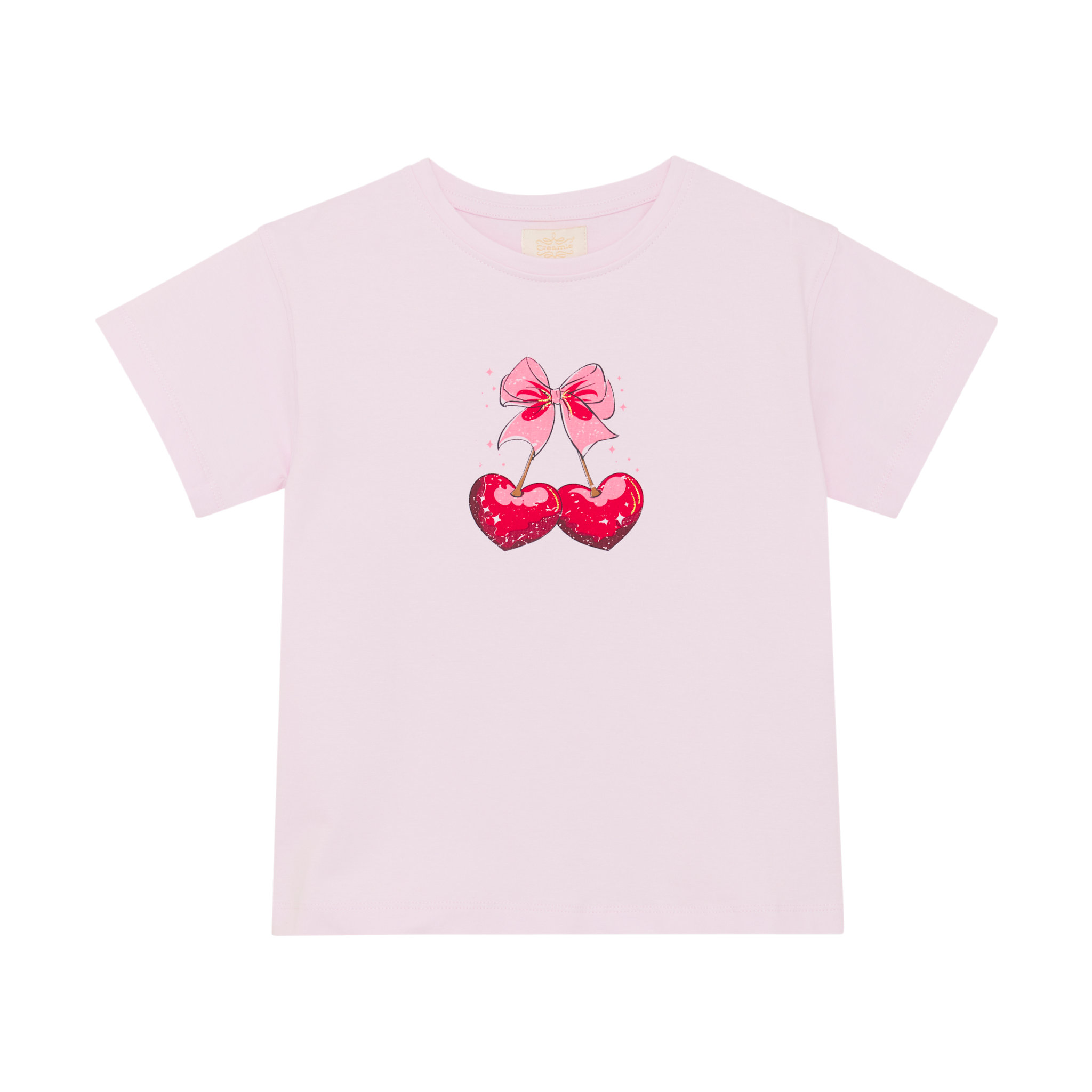 Tshirt Cherrys Rose Pink