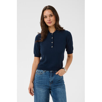 KAlizza Polo Pullover Bows (Navy/White)