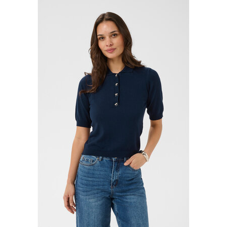 KAlizza Polo Pullover Bows (Navy/White)