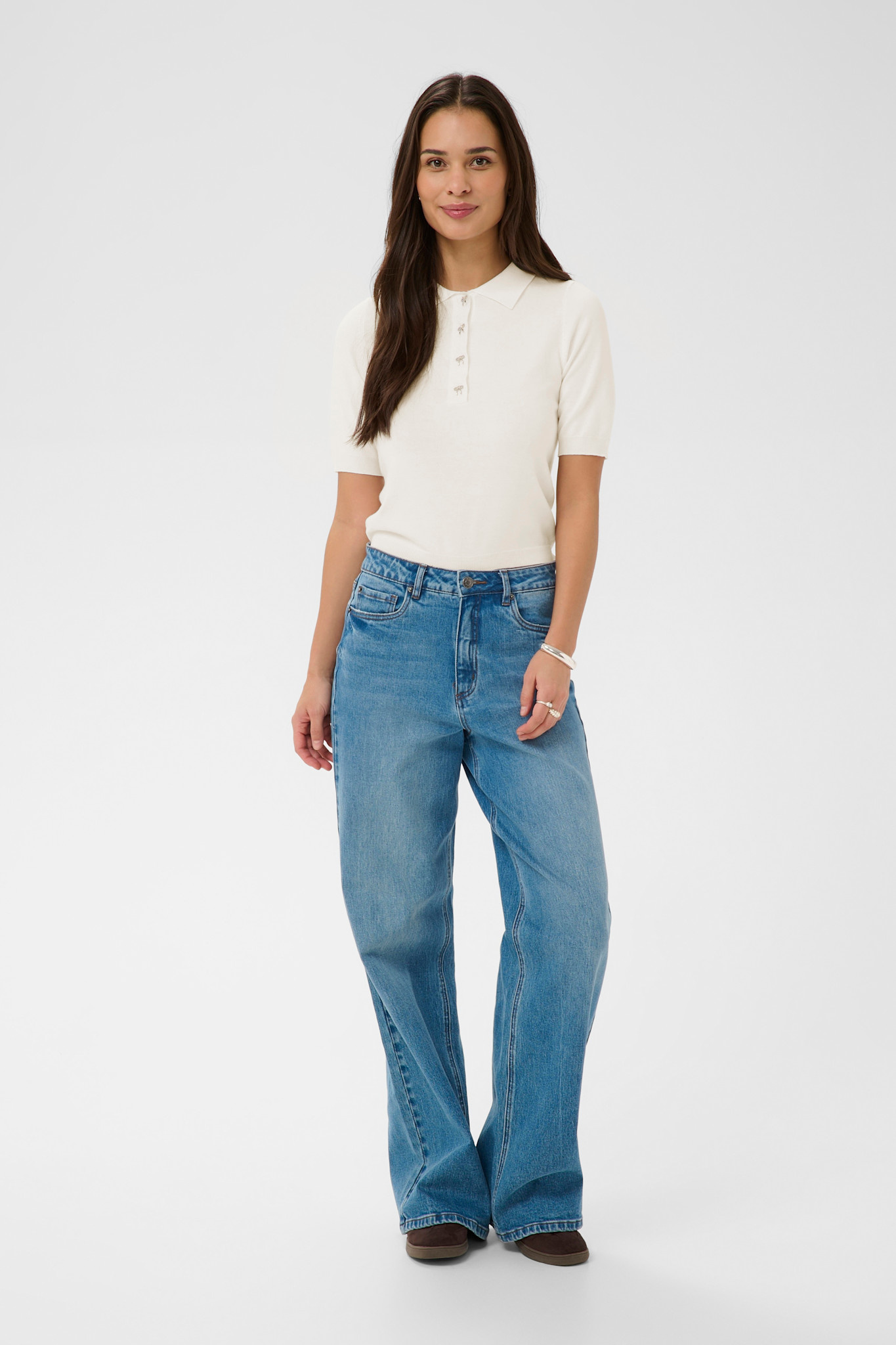 KAlizza Polo Pullover Bows (Navy/White)