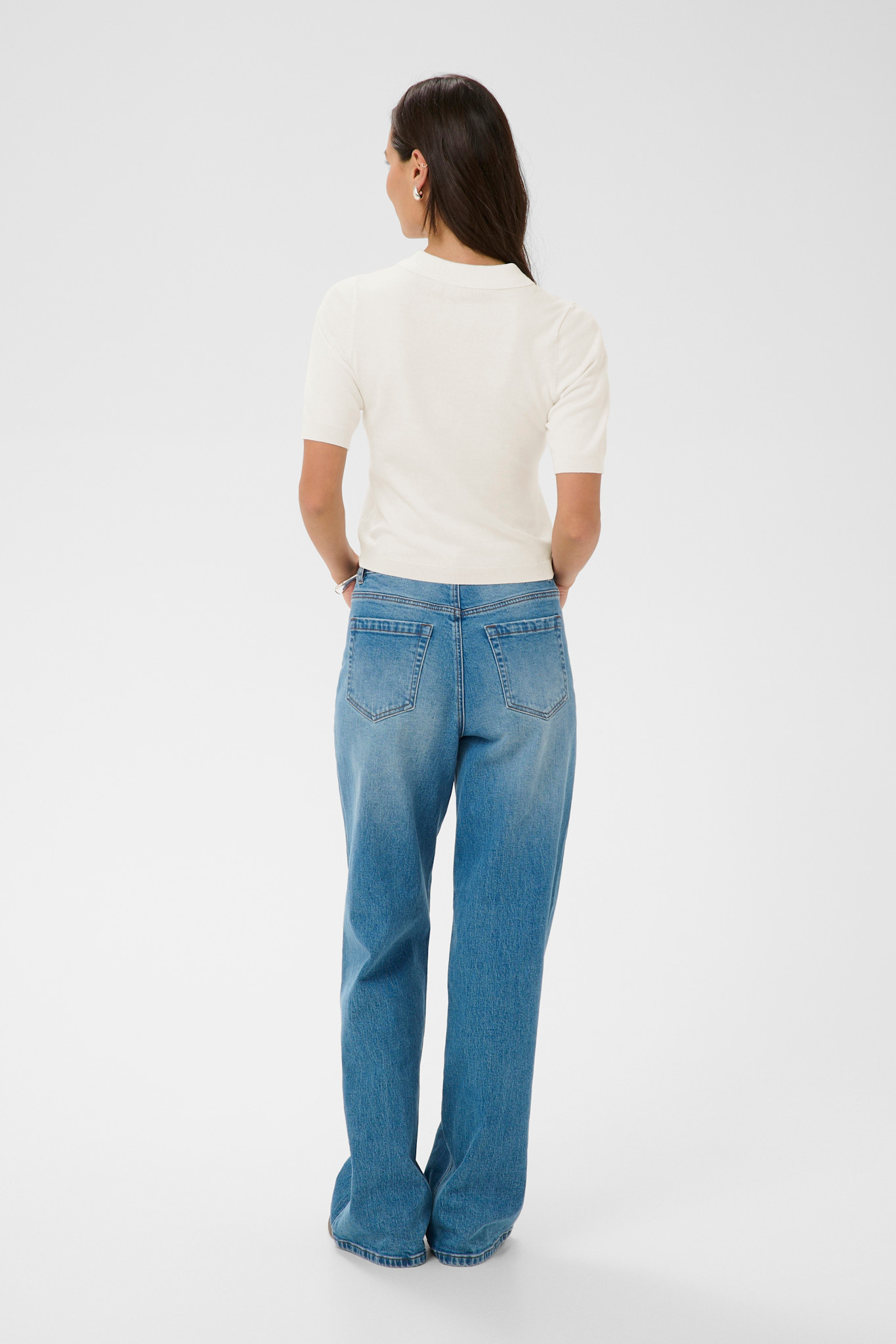 KAlizza Polo Pullover Bows (Navy/White)