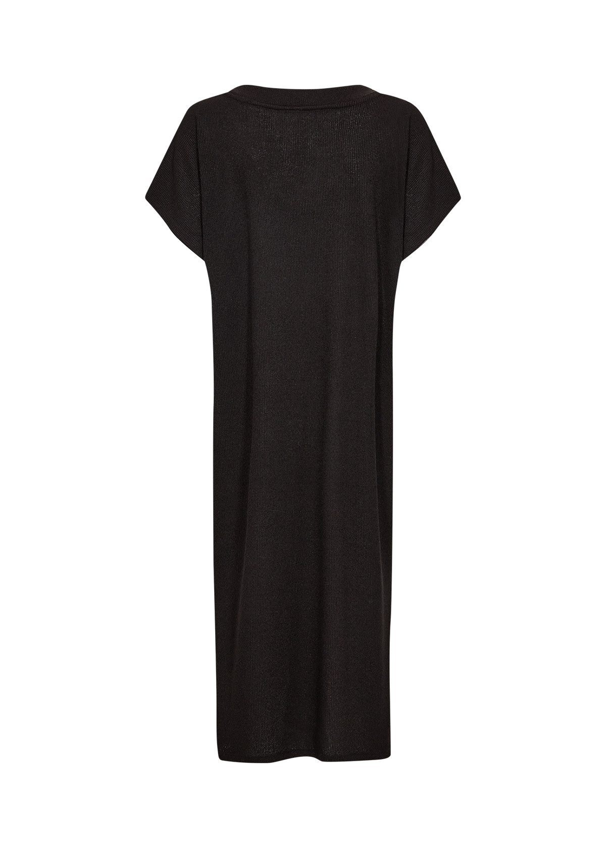 Ladies Knitted Dress V-neck