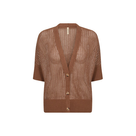 Knitted Sweater Toffee Short Sleeve