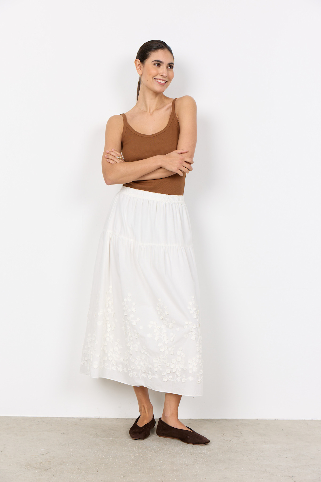 Knitted Top Strap Toffee