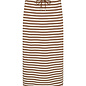Knitted Skirt Striped Toffee Combi