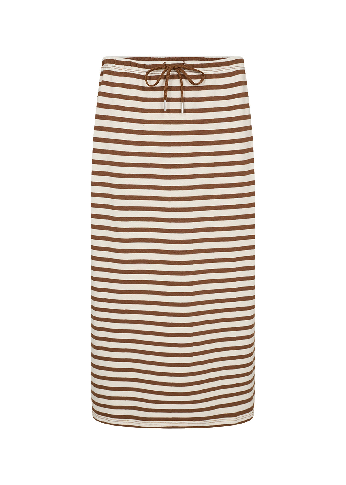 Knitted Skirt Striped Toffee Combi