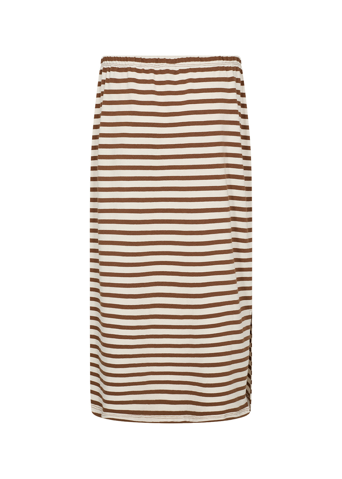 Knitted Skirt Striped Toffee Combi