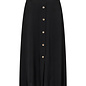 Woven Skirt Black Buttons