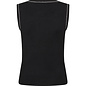 Knitted Tanktop Black White Detail