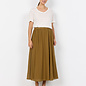 Knitted Tshirt Offwhite Gold Striped